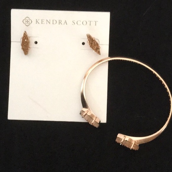 Kendra Scott Jewelry - Kendra Scott Drusy Rose Gold bundle